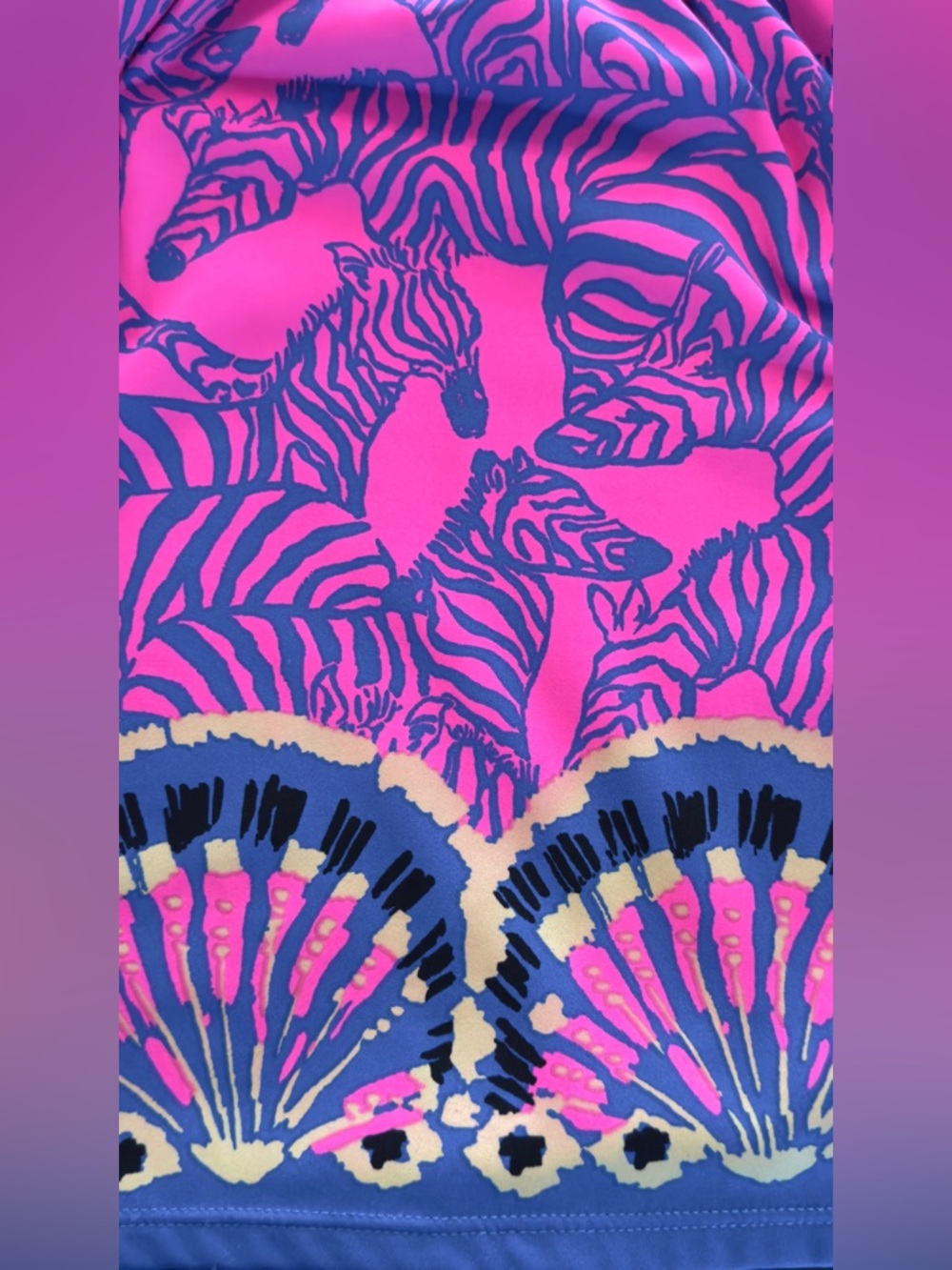 LIlly Pulitzer FEDERICA 👗 UPF 50+, PASSION FRUIT PINK LIL WILD NIGHTS. SZ SMALL - Picture 10 of 10